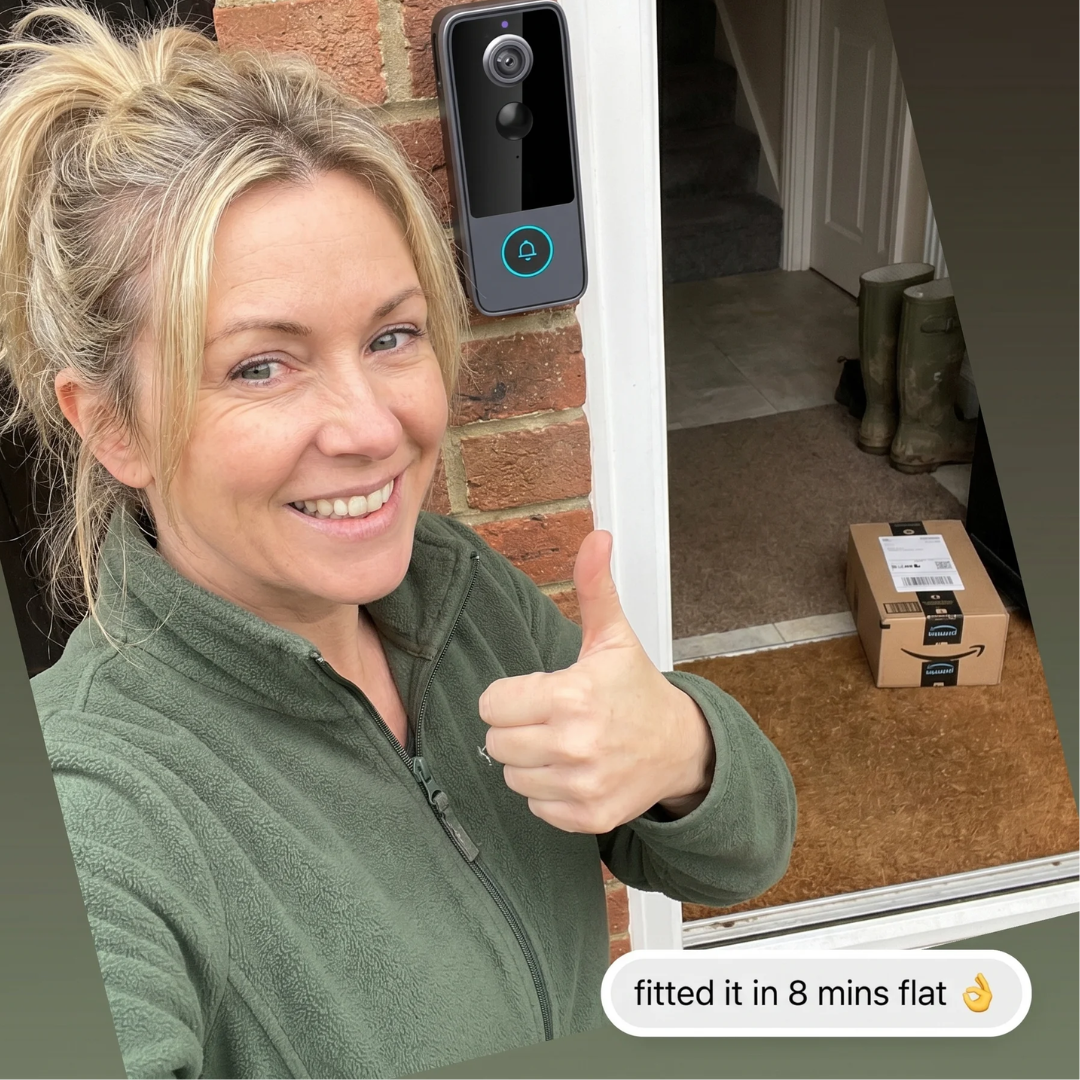 SafeView™ | Smart Video Doorbell | See Who's at Your Door. No Subscription. No Catch.