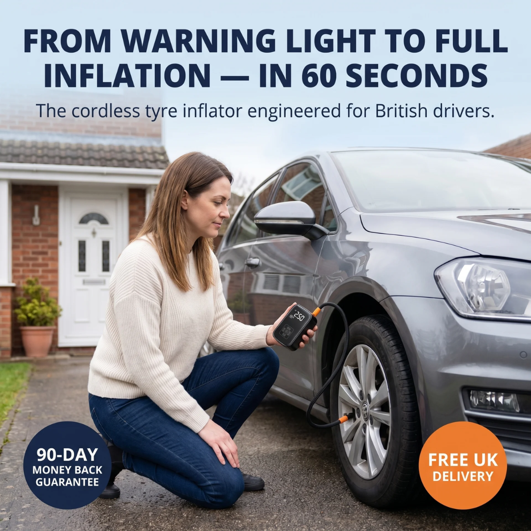 SwiftAir Pro™ | From Warning Light to Fully Inflated. In 60 Seconds