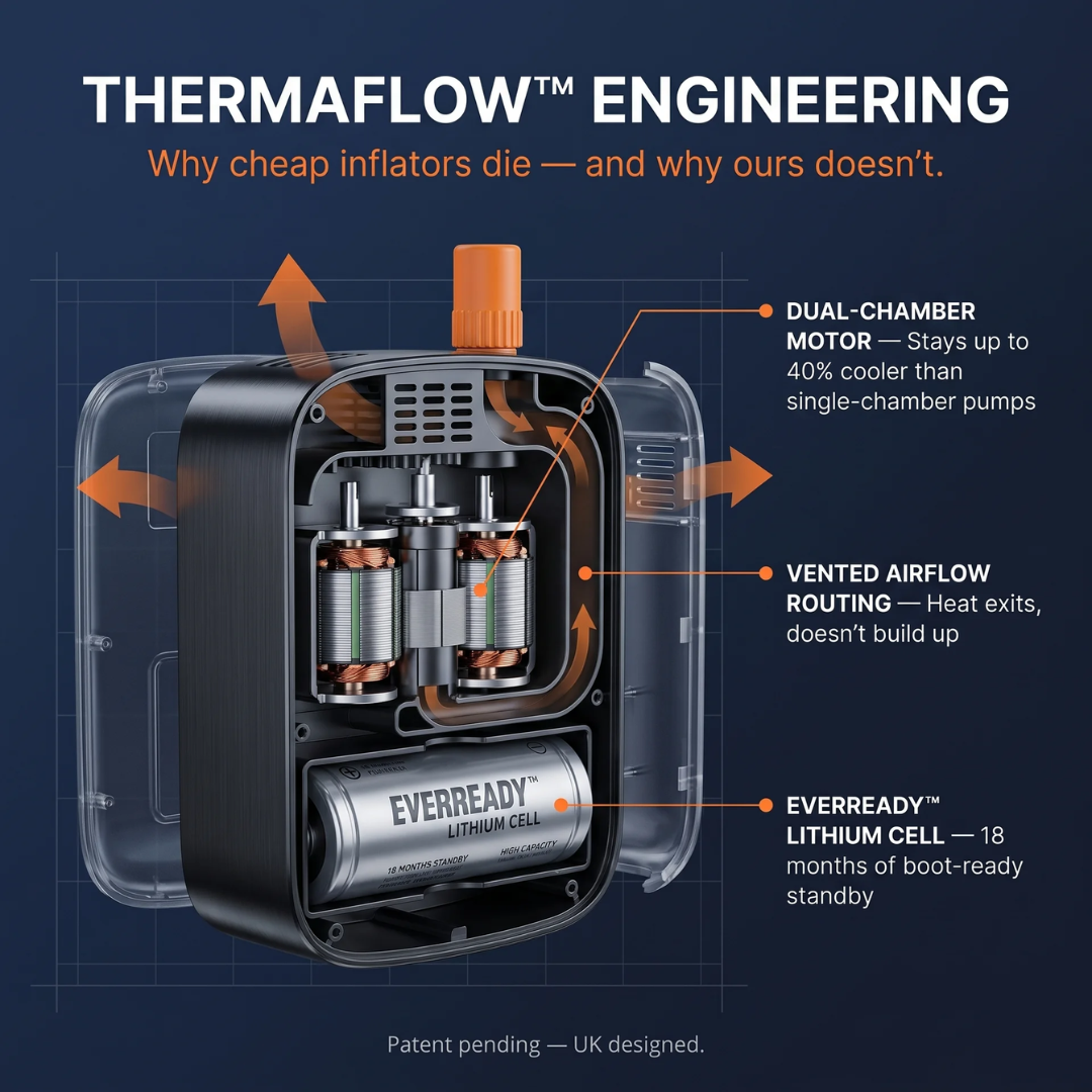 SwiftAir Pro™ | From Warning Light to Fully Inflated. In 60 Seconds