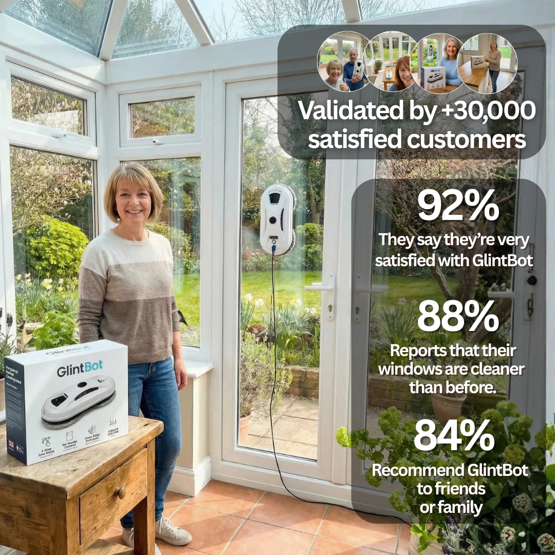 GlintBot™ - Professional Window Cleaning Robot