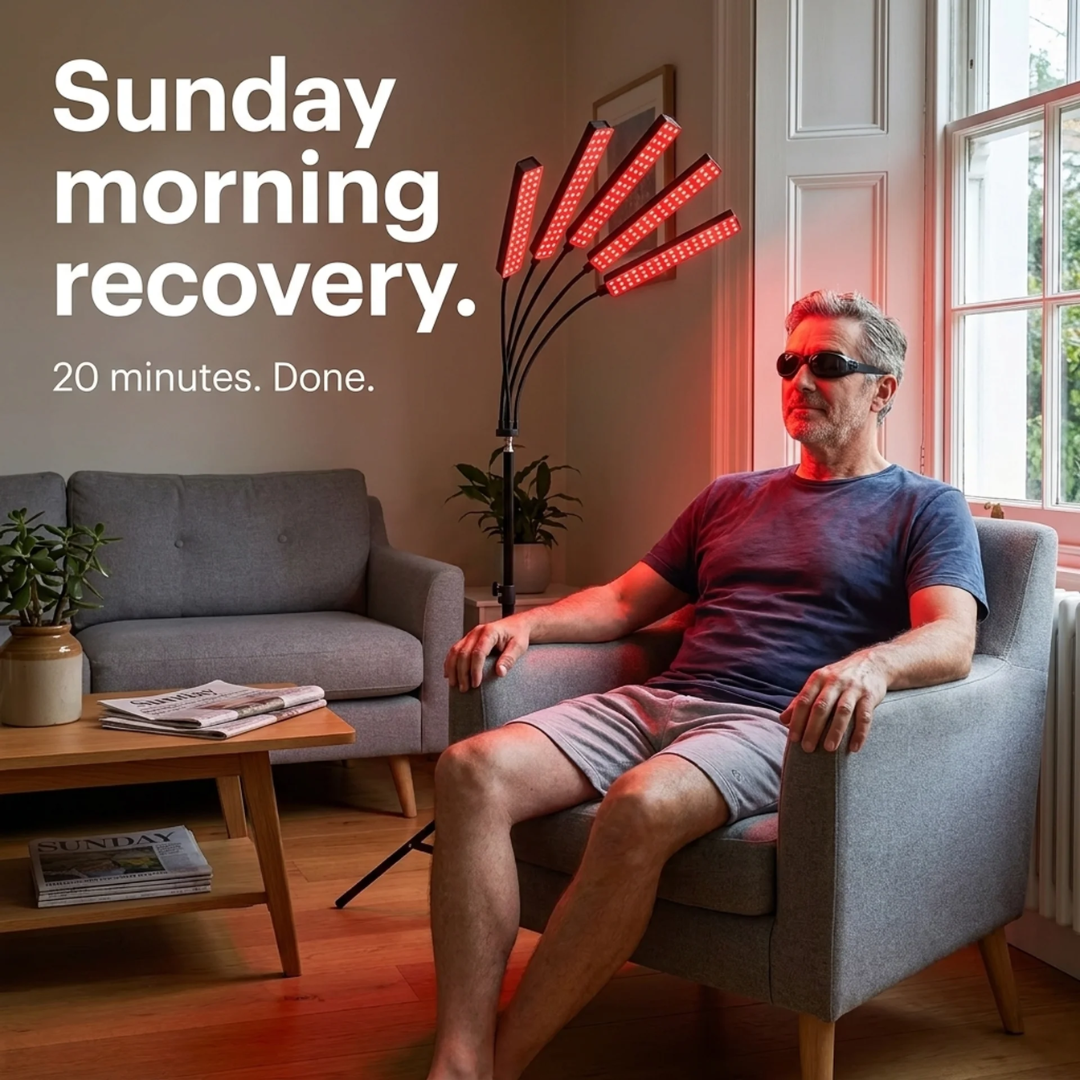 LumaArc™ 5-Head Red Light Therapy Panel | Novell Home