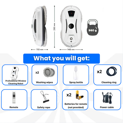 GlinBot™ - Professional Window Cleaning Robot