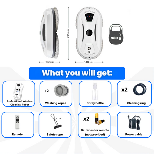 GlinBot™ - Professional Window Cleaning Robot