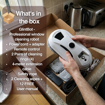 GlintBot™ - Professional Window Cleaning Robot